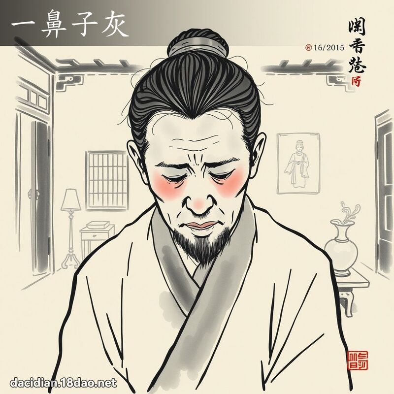 一鼻子灰 配图