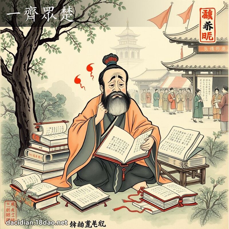 一齊眾楚 配图