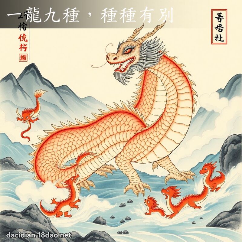 一龍九種,種種有別 配图