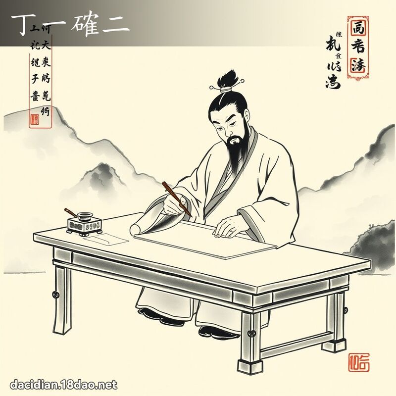丁一確二 配图