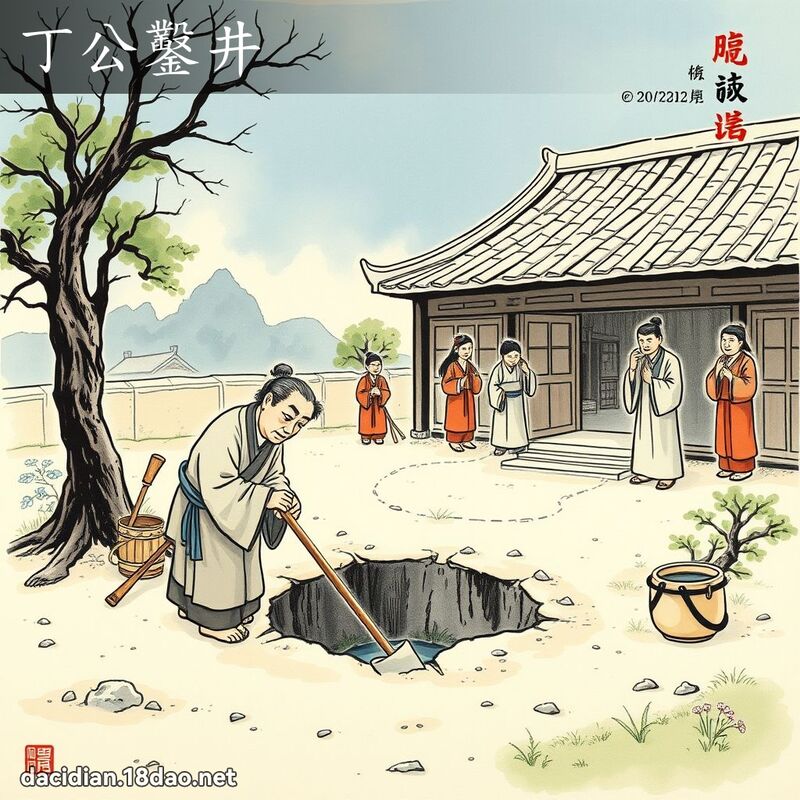 丁公鑿井 配图