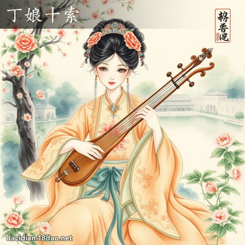 丁娘十索 配图