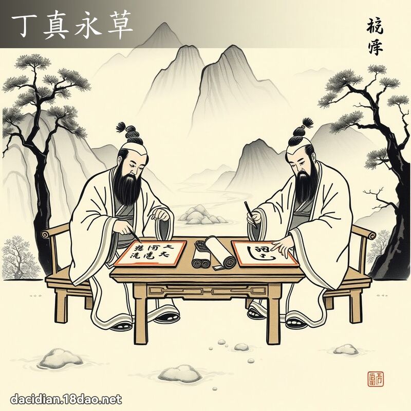 丁真永草 配图