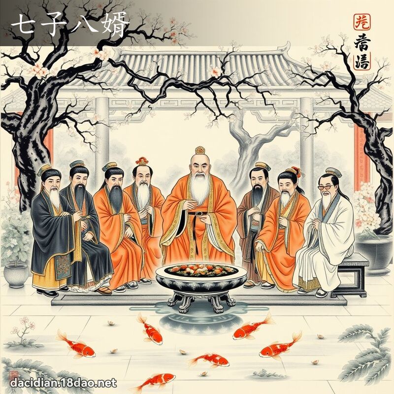 七子八婿 配图