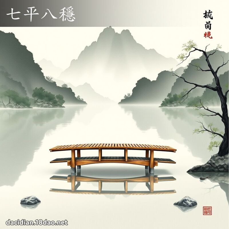 七平八穩 配图