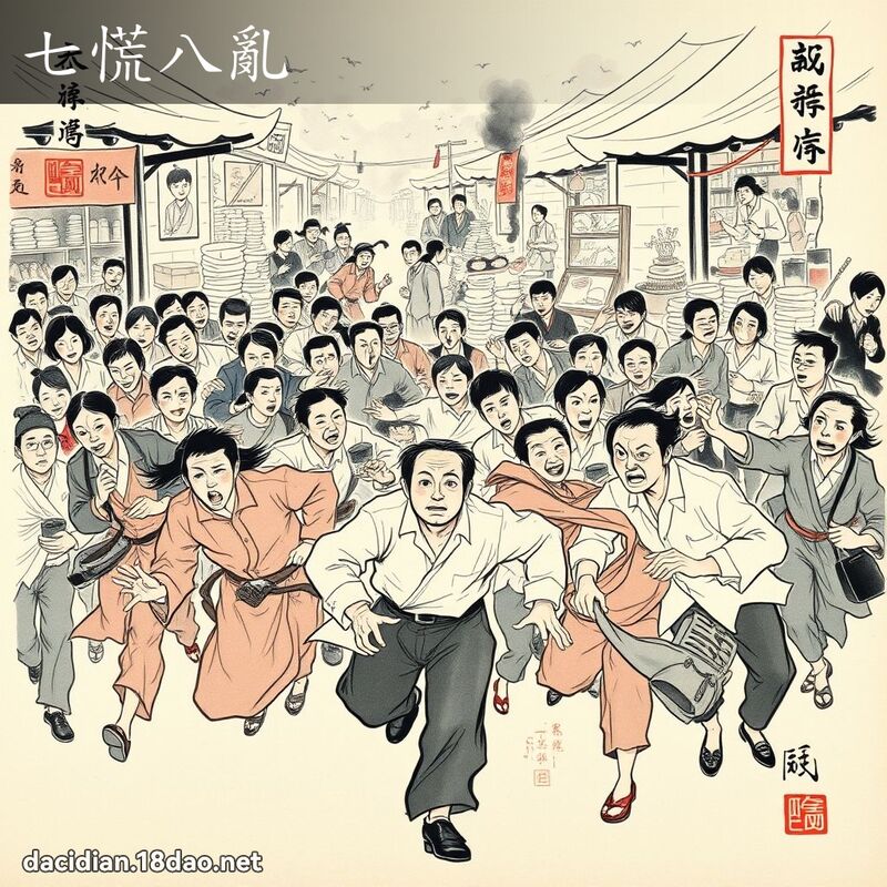 七慌八亂 配图