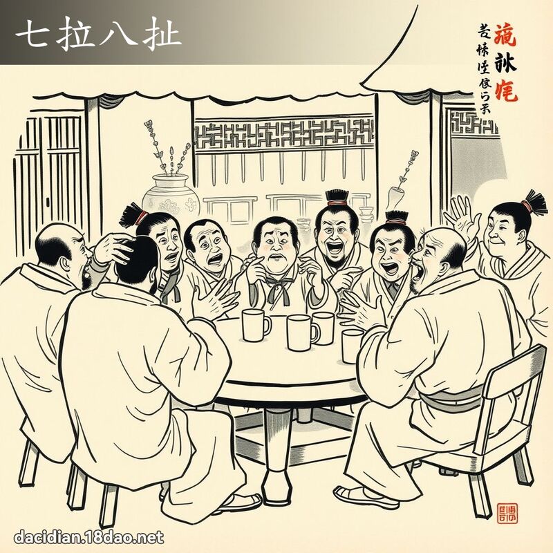 七拉八扯 配图