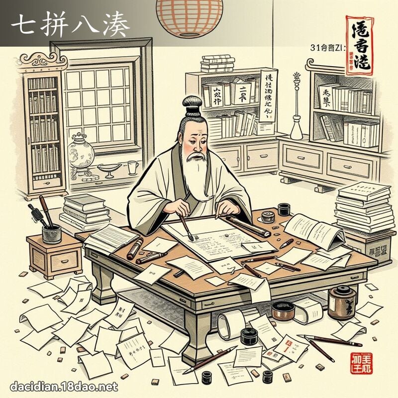 七拼八湊 配图
