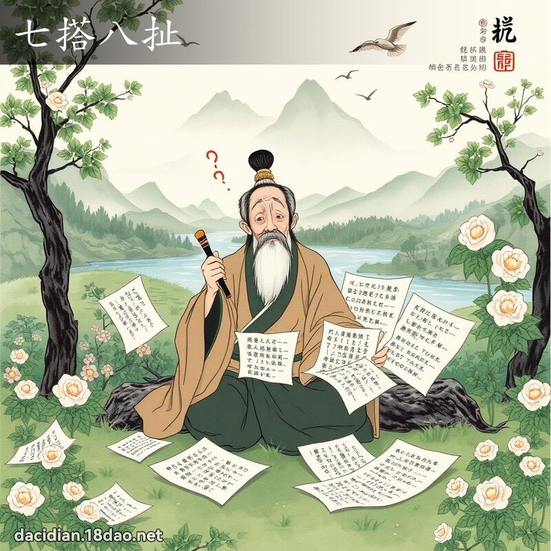 七搭八扯 配图