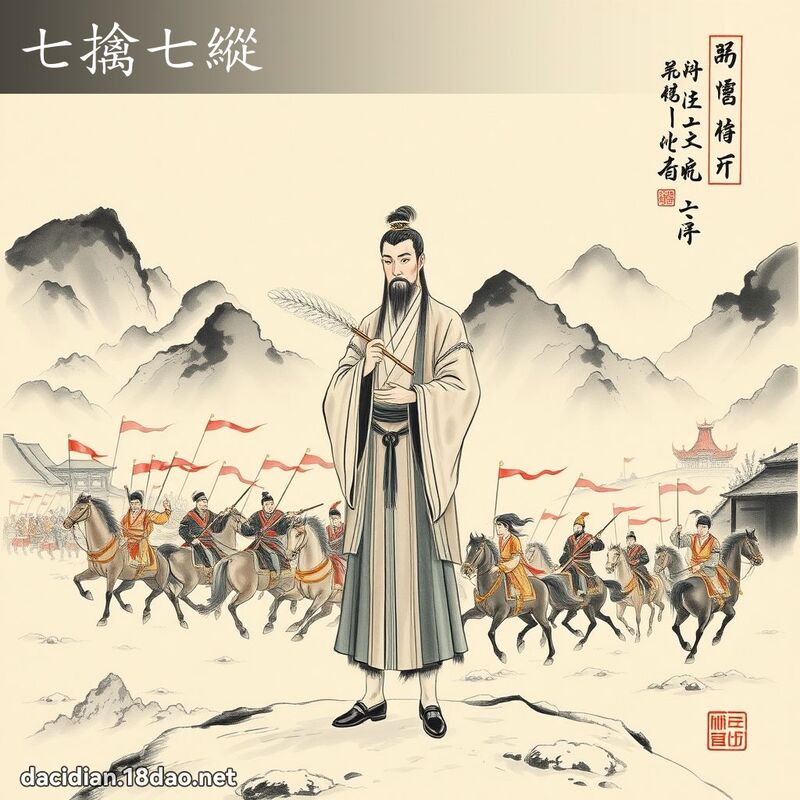 七擒七纵 配图