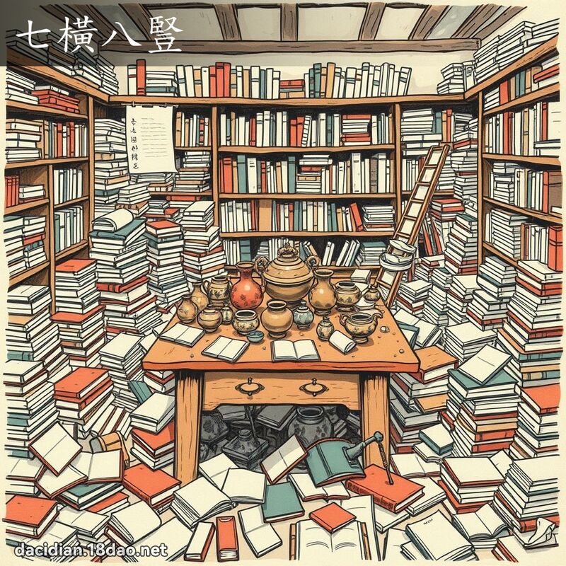 七横八竖 配图