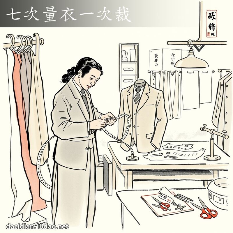 七次量衣一次裁 配图