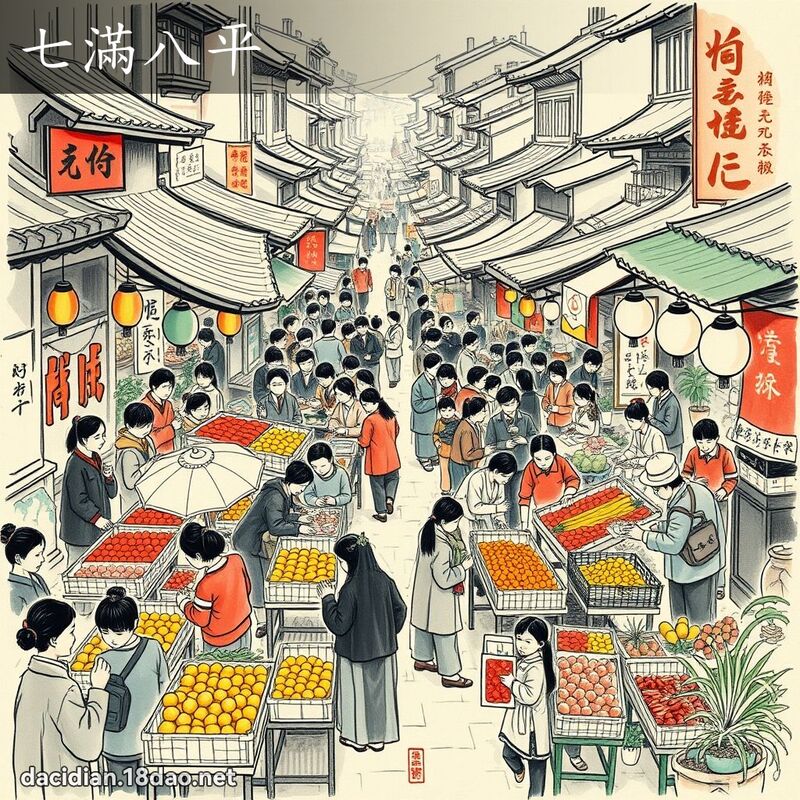 七满八平 配图