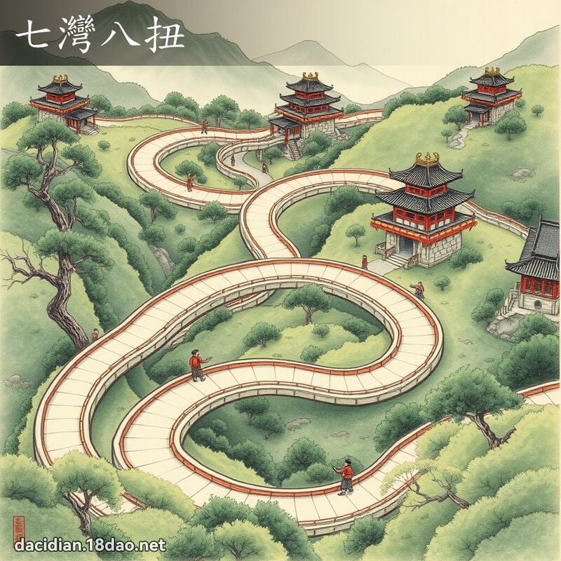 七湾八扭 配图