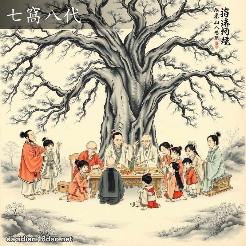 七窝八代 配图