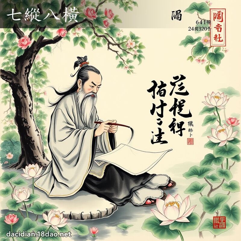 七纵八横 配图