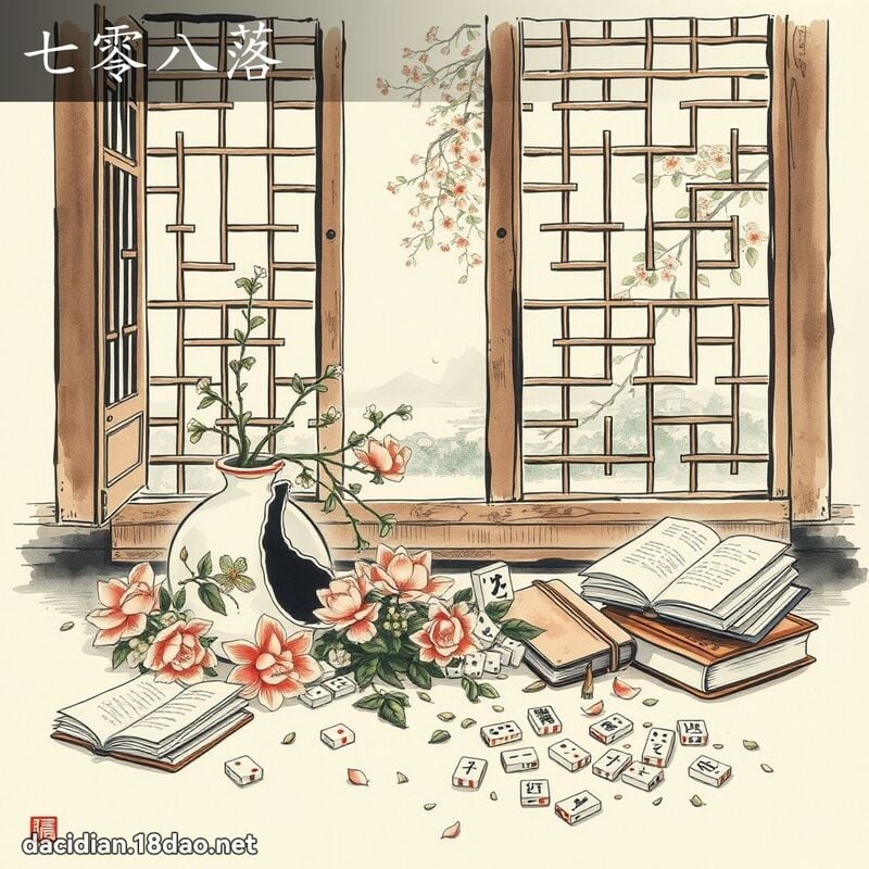 七零八落 配图