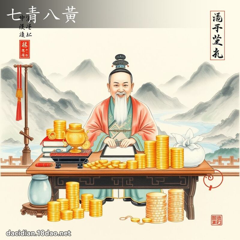 七青八黄 配图