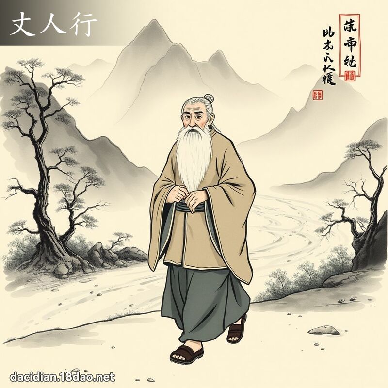 丈人行 配图