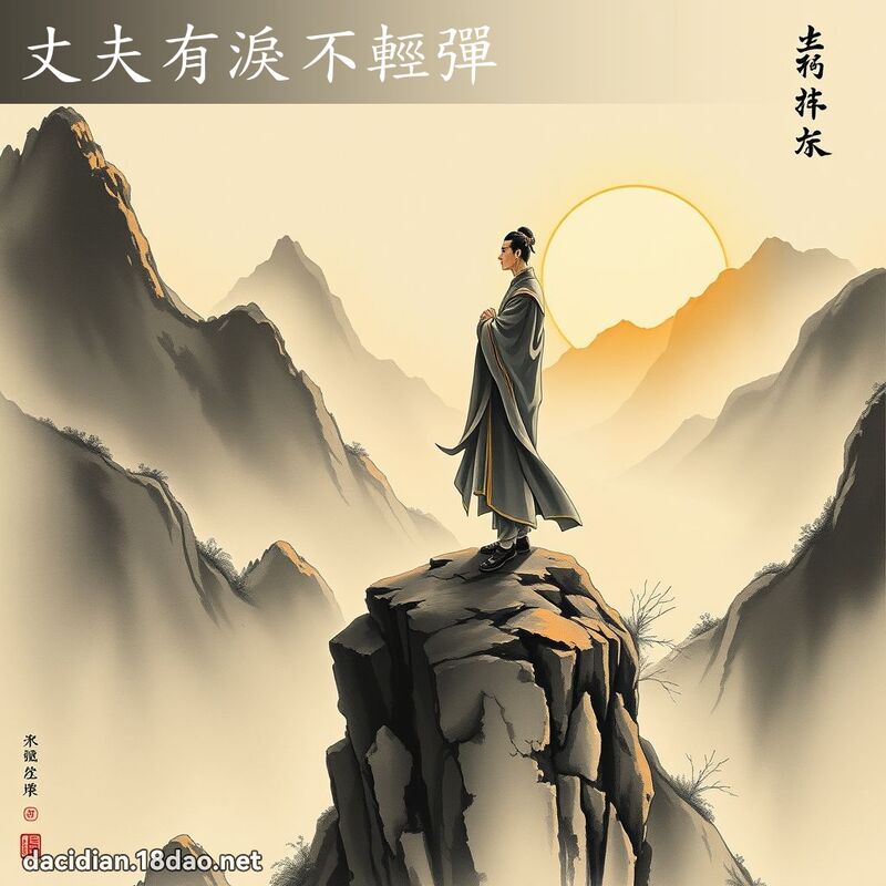丈夫有泪不轻弹 配图