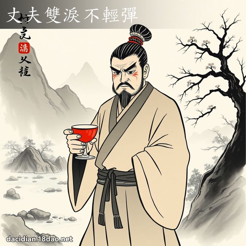 丈夫双泪不轻弹 配图