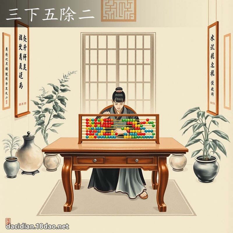 三下五除二 配图