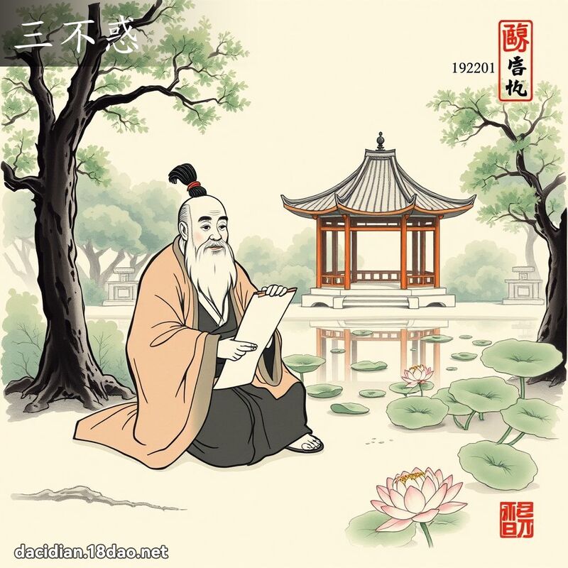 三不惑 配图
