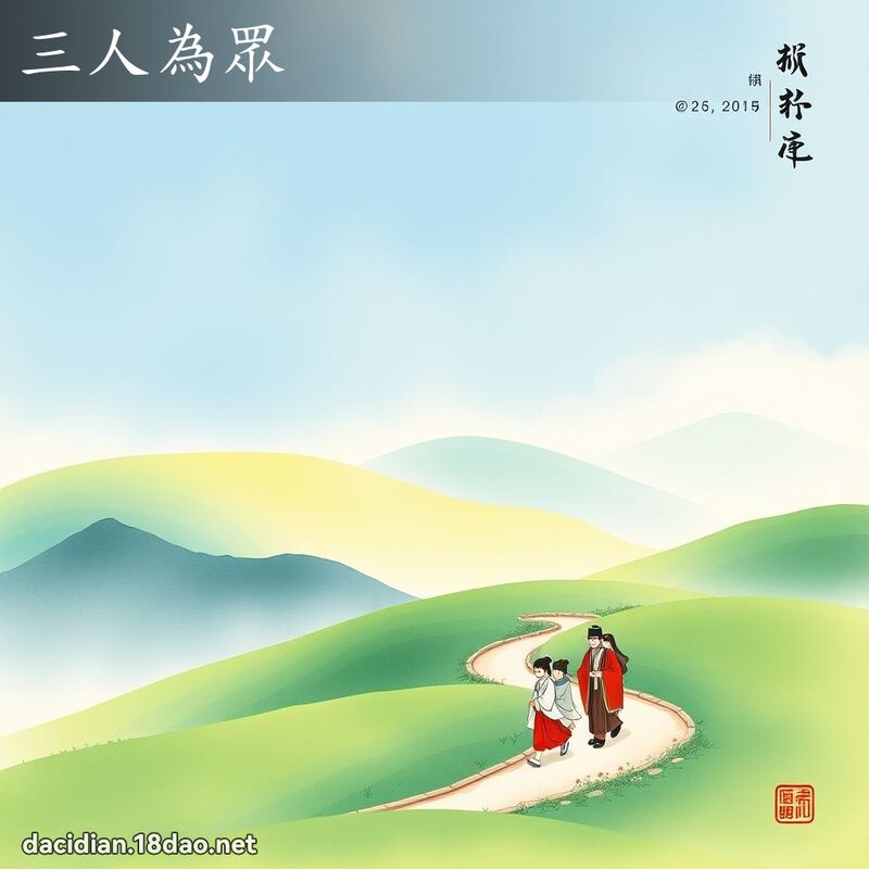 三人为眾 配图