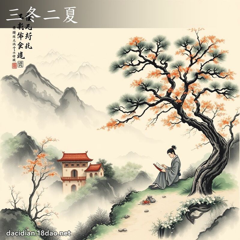 三冬二夏 配图