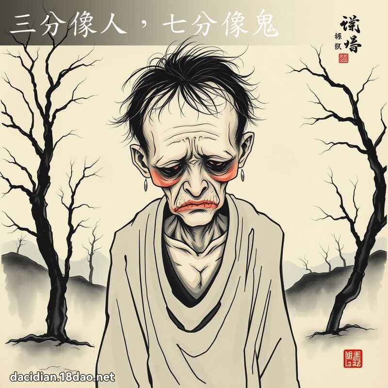 三分像人，七分像鬼 配图