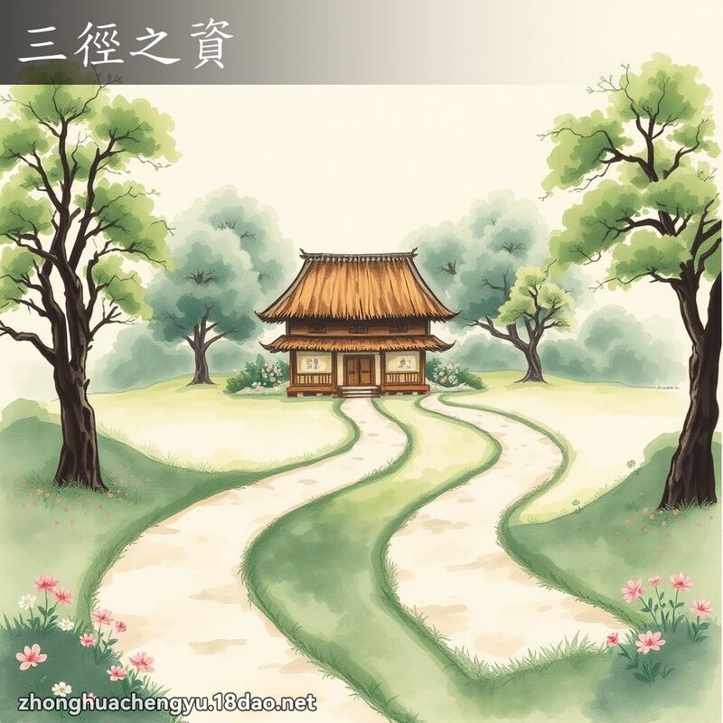三徑之資 - 中華成語配圖