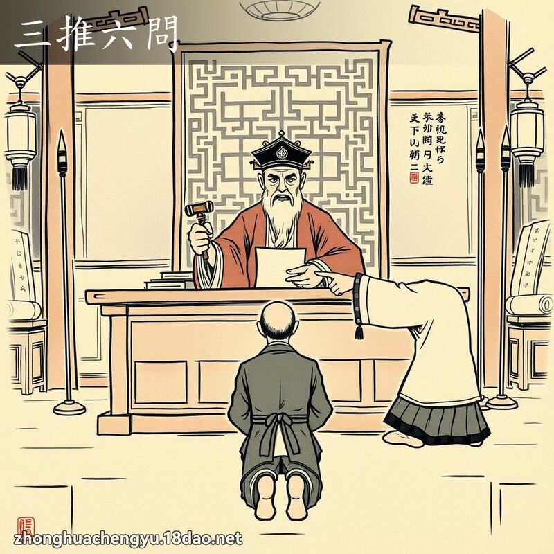 三推六問 - 中華成語配圖