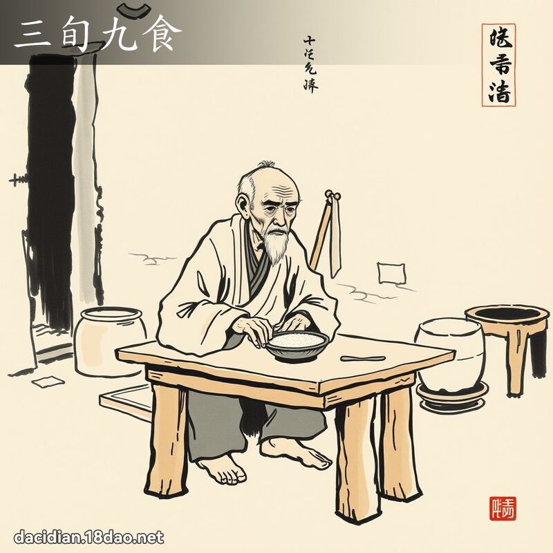 三旬九食 配图