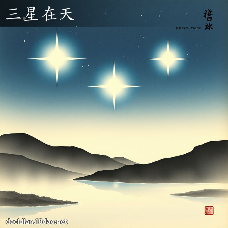 三星在天 配图