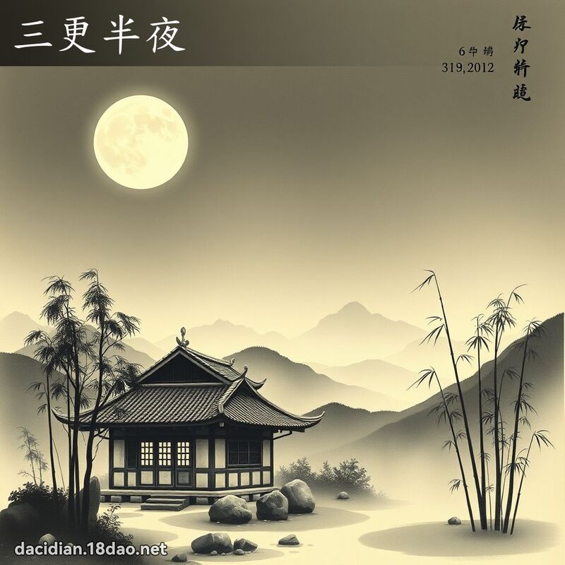三更半夜 配图