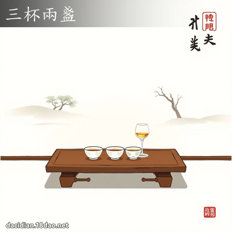 三杯两盏 配图