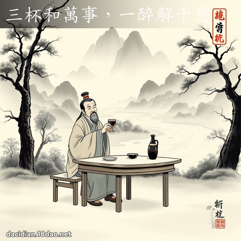 三杯和万事,一醉解千愁 配图