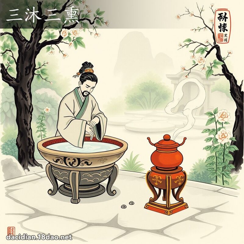 三沐三熏 配图