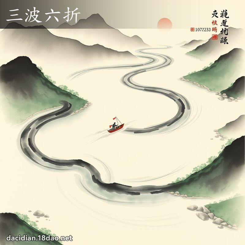 三波六折 配图