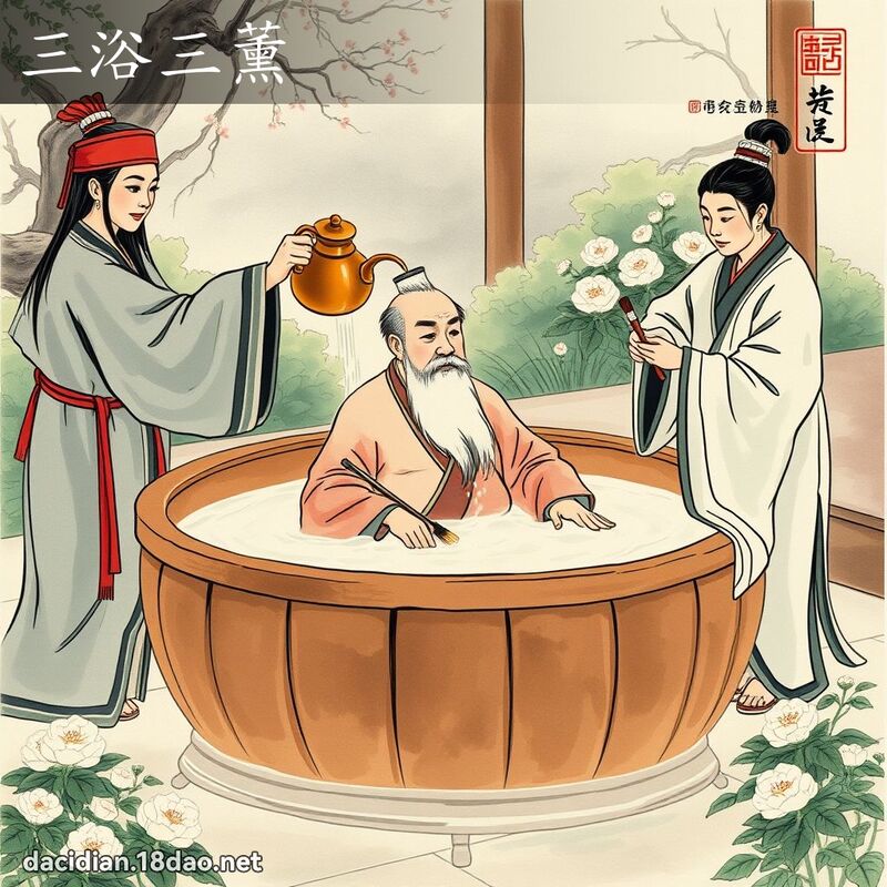 三浴三薰 配图
