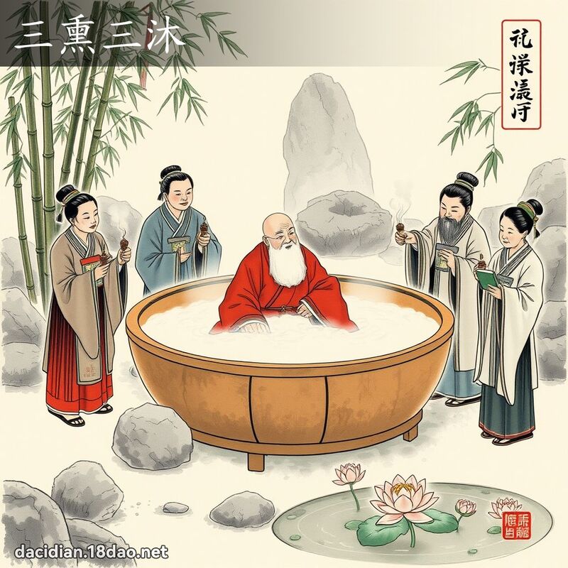 三熏三沐 配图