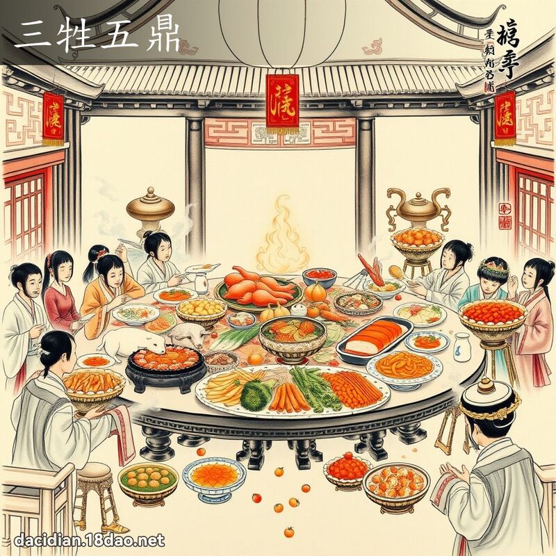 三牲五鼎 配图