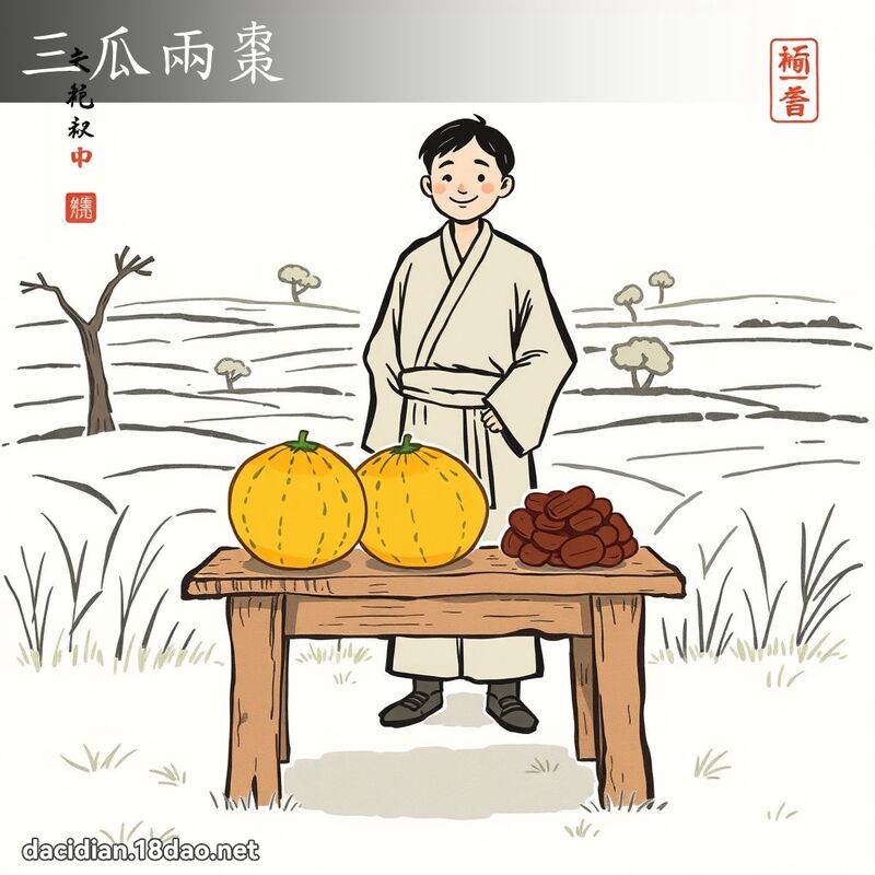 三瓜两枣 配图