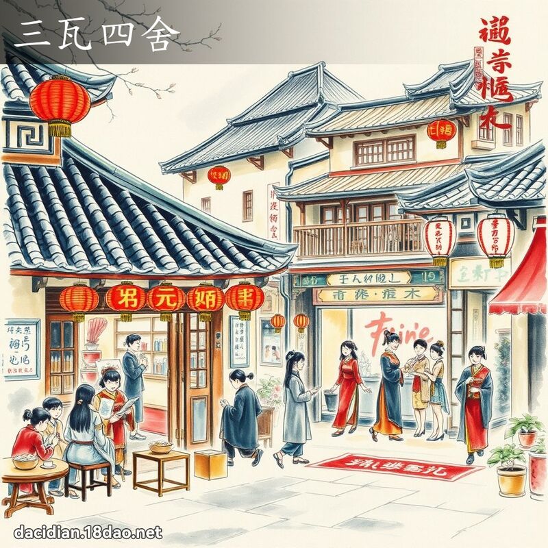 三瓦四舍 配图