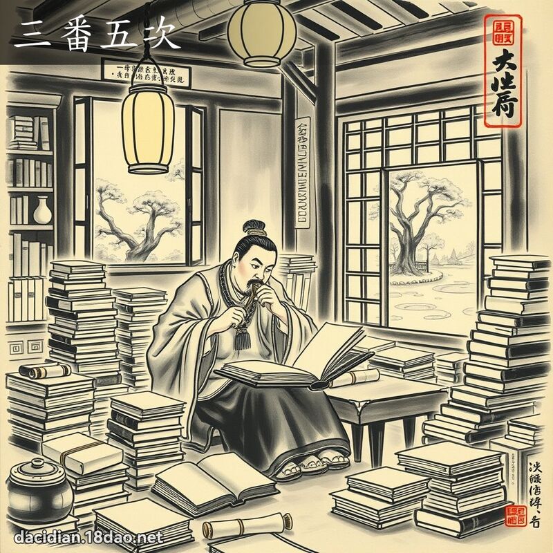 三番五次 配图
