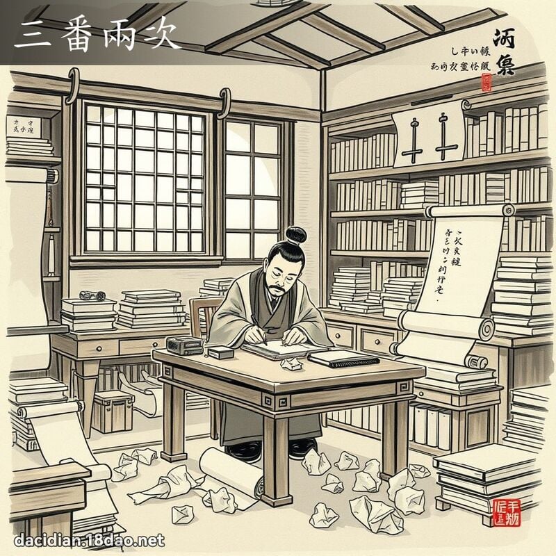 三番两次 配图