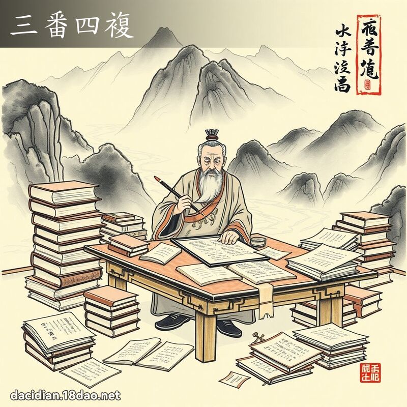 三番四复 配图