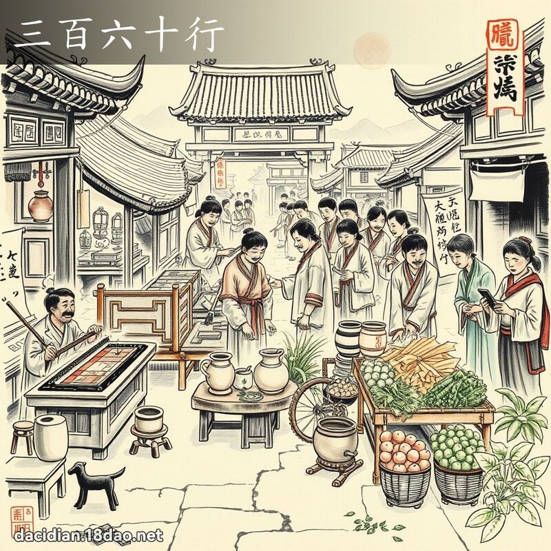 三百六十行 配图