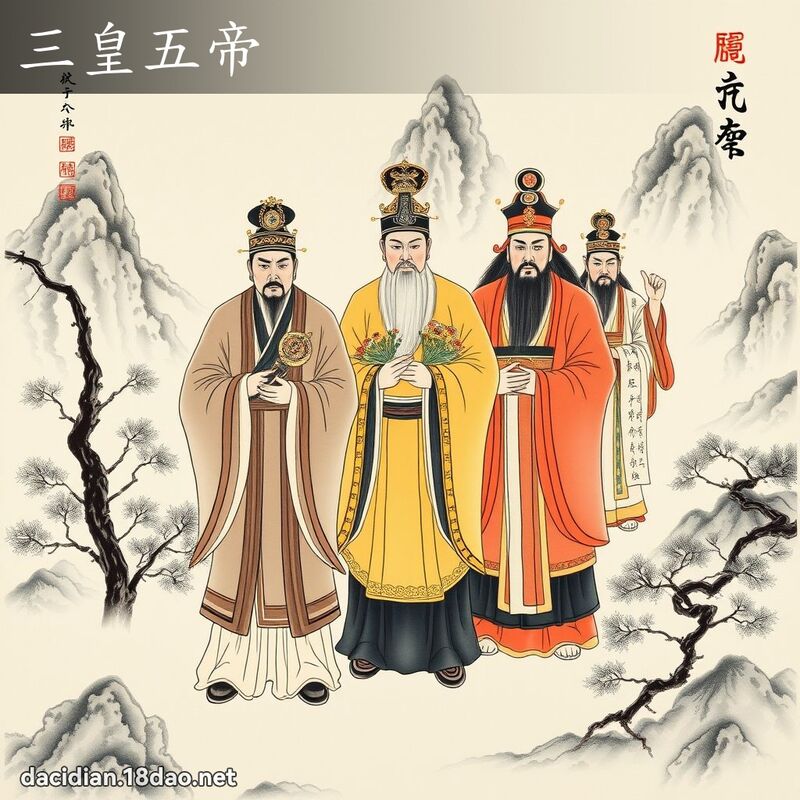 三皇五帝 配图