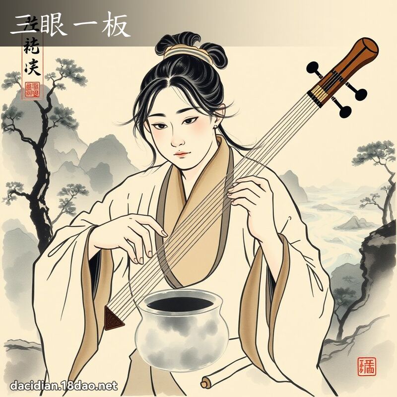 三眼一板 配图